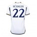 Real Madrid Antonio Rudiger #22 Kopio Koti Pelipaita 2023-24 Lyhyet Hihat